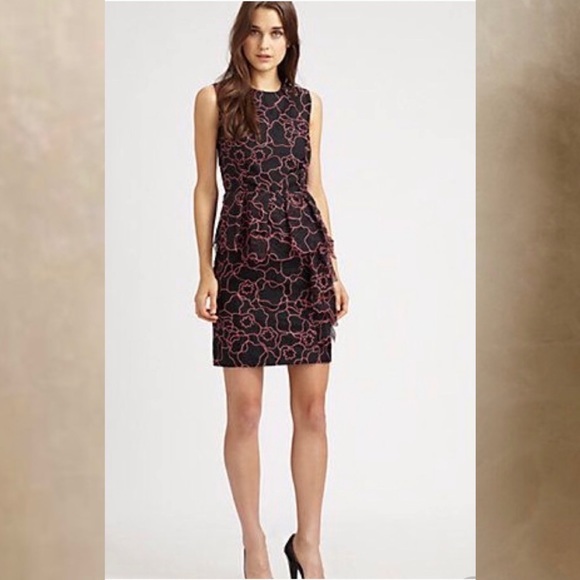 Diane Von Furstenberg Leni Dress Peplum Cocktail Dress Size 2 - Picture 9 of 9